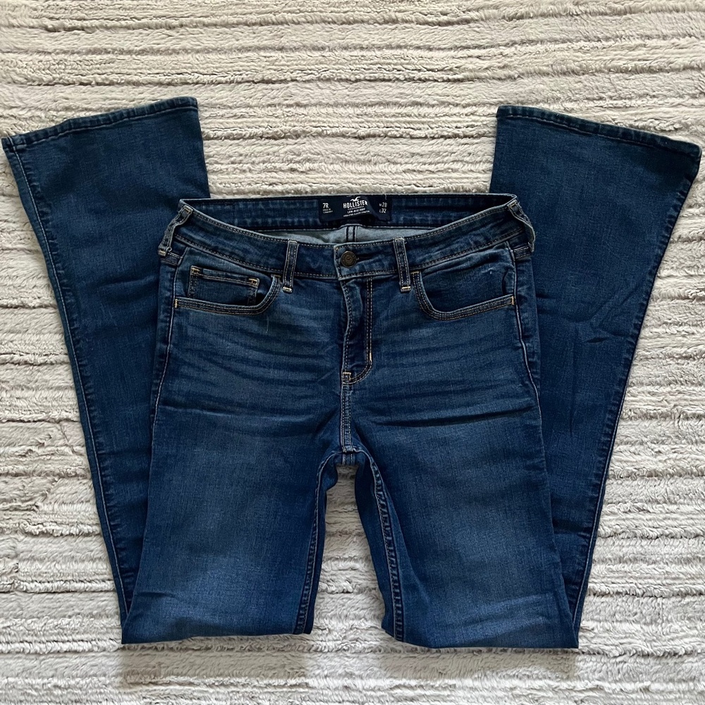 Hollister Low-Rise Bootcut Jeans